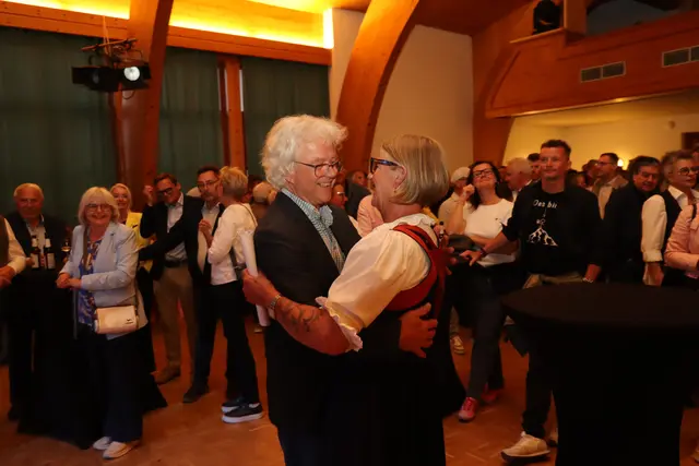 Werner Nuding und Birgit Runggaldier. | Foto: Kendlbacher
