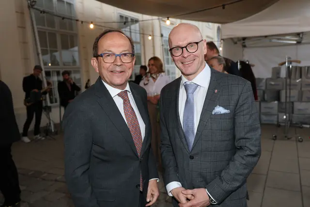Peter Haubner (2. Nationalratspräsident) und Landesrat Wolfgang Fürweger | Foto: Land Salzburg / Franz Neumayr