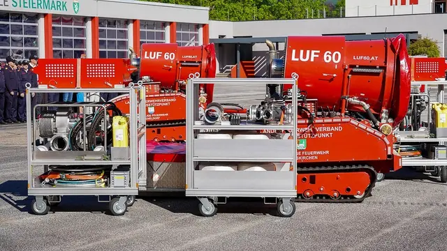 Mehrere Stützpunktfeuerwehren wurden aufgerüstet. | Foto: FF Mooskirchen