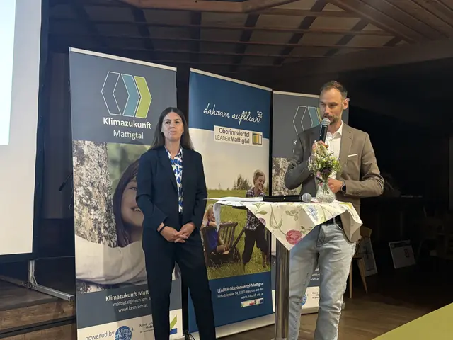 Ulrike Kappacher und Florian Reitsammer stellten die Leader-Projekte vor, die im vergangenen Jahr realisiert werden konnten. | Foto: MeinBezirk/Anja Kern