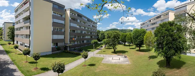Die Goethesiedlung soll weiterentwickelt werden:
Der Quartiershub in Itzling soll diesen Prozess begleiten und alle aktiv einbinden. | Foto: Stadt Salzburg/Alexander Killer