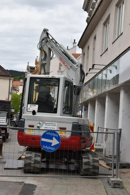 Baustelle in der Unteren Wassergasse. | Foto: Mirjam Preineder
