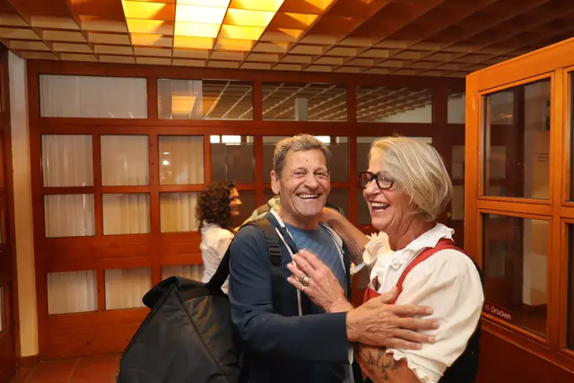 Musiker Franz Posch und Birgit Runggaldier. | Foto: Kendlbacher