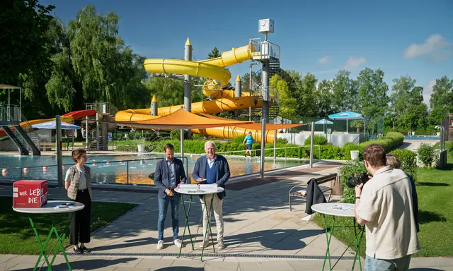 Mit dem heutigen 8. Mai öffnen das Freibad Leopoldskron („Lepi“) und das Freibad Volksgarten („Volksi“) ihre Pforten für die Freibadsaison 2026.  | Foto: Stadt Salzburg/Alexander Killer