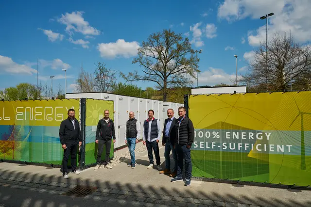 Günter Redhammer (Fill), Hannes Rathbauer und Michael Haselberger (hapec GmbH), Paul Pumberger und Ludwig Piereder (EBG GmbH) sowie Dominik Heinzlmaier (Fill). | Foto: Fill