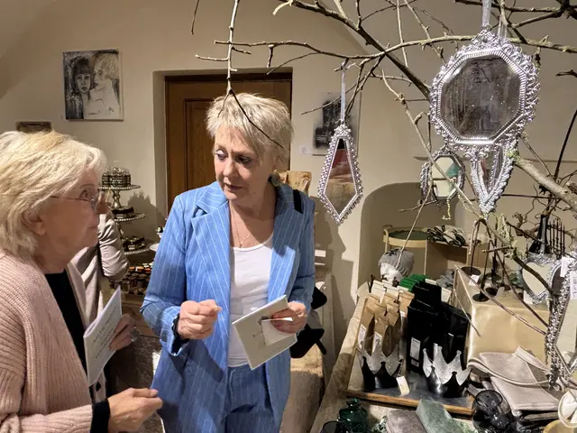 Viele Besucher erlebten Karin Weinhappl in ihrem Element. | Foto: MeinBezirk/Gerda Sammer-Schmidt