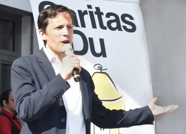 Caritasdirektor Klaus Schwertner dankt allen Unterstützern. | Foto: Herbert Schleich