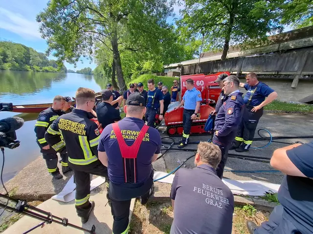 Die Einschulung für die neue Pumpe erfolgte vor Ort in Lebring. | Foto: FF Mooskirchen
