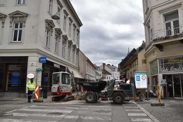 Untere Wassergasse: Hier werden gerade Einbauten gemacht. | Foto: Mirjam Preineder