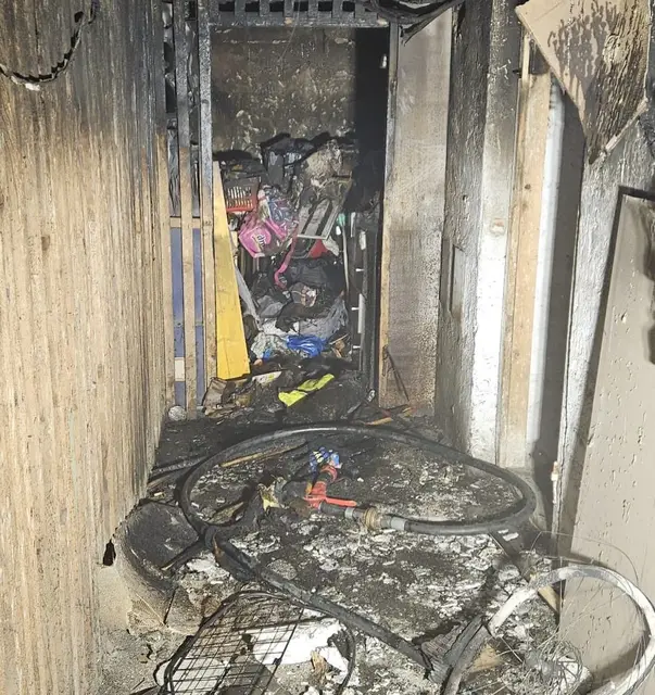 Freitagnachmittag kam es zu einem Brand in einem Kellerabteil in Trofaiach Nord.