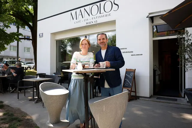 Manuel Ortega erhielt Besuch von Stadträtin Elke Hanel-Torsch