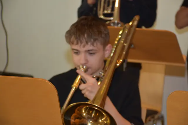 Big Band der LMS Grein. Jazz Night in St. Nikola.  | Foto: Robert Zinterhof