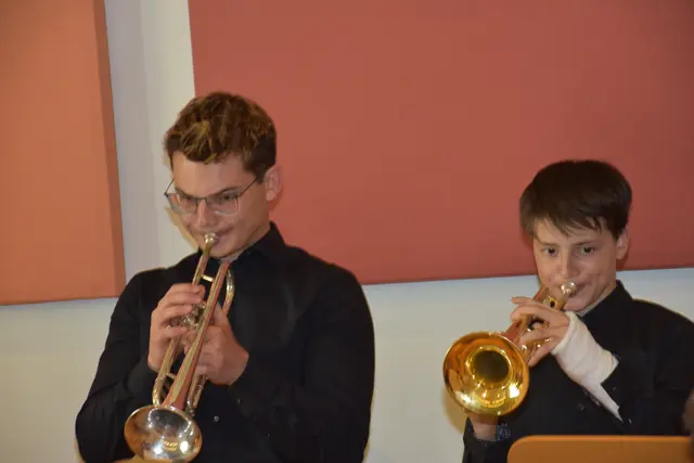 Big Band der LMS Grein. Jazz Night in St. Nikola.  | Foto: Robert Zinterhof