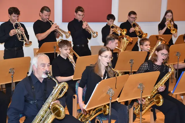 Big Band der LMS Grein. Jazz Night in St. Nikola.  | Foto: Robert Zinterhof