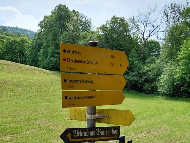 Wegweiser auf den Almerberg  | Foto: H.Bachinger