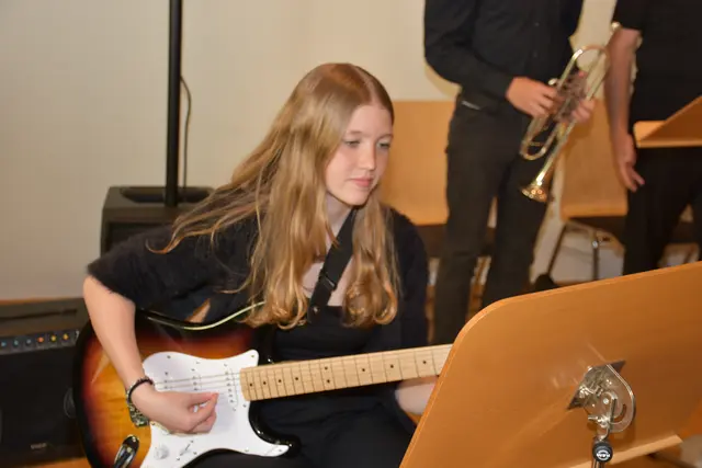 Big Band der LMS Grein. Jazz Night in St. Nikola.  | Foto: Robert Zinterhof