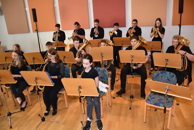 Big Band der LMS Grein. Jazz Night in St. Nikola.  | Foto: Robert Zinterhof