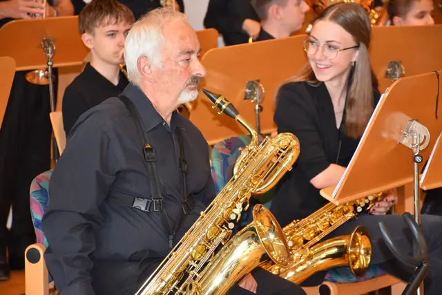 Big Band der LMS Grein. Jazz Night in St. Nikola.  | Foto: Robert Zinterhof