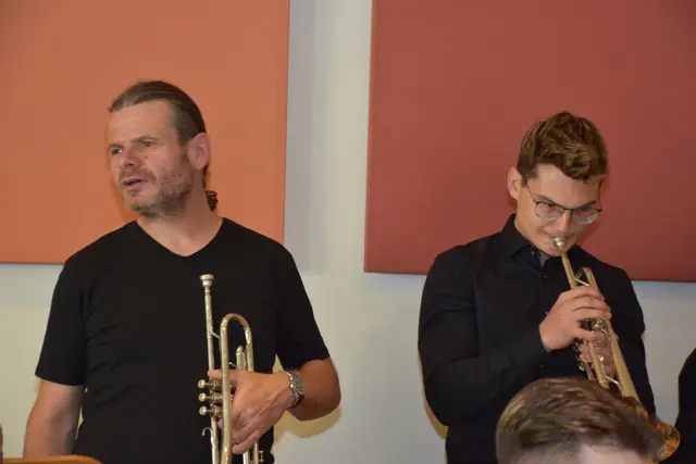 Big Band der LMS Grein. Jazz Night in St. Nikola.  | Foto: Robert Zinterhof