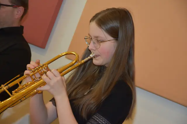 Big Band der LMS Grein. Jazz Night in St. Nikola.  | Foto: Robert Zinterhof