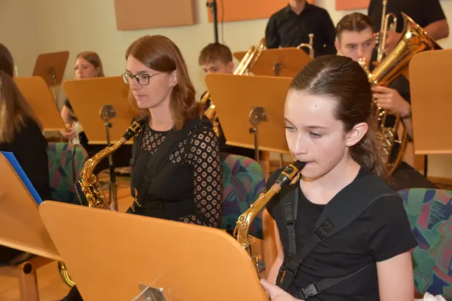 Big Band der LMS Grein. Jazz Night in St. Nikola.  | Foto: Robert Zinterhof