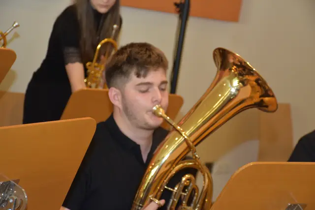 Big Band der LMS Grein. Jazz Night in St. Nikola.  | Foto: Robert Zinterhof