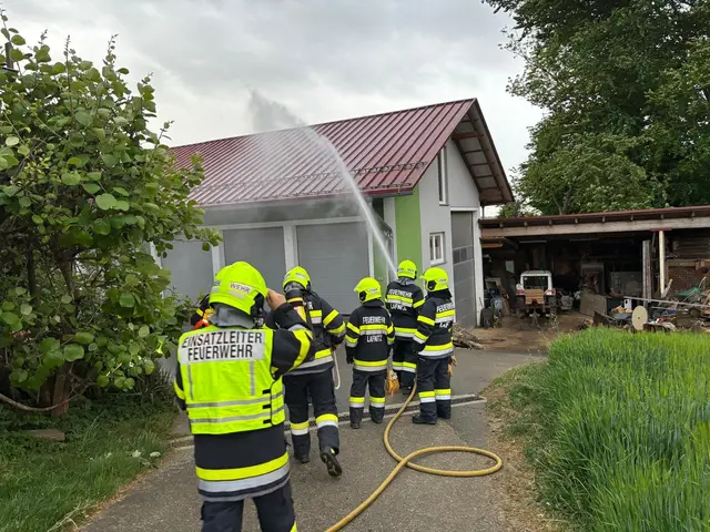 Gemeinsame Übung der Freiwilligen Feuerwehren Lafnitz und Unterlungitz