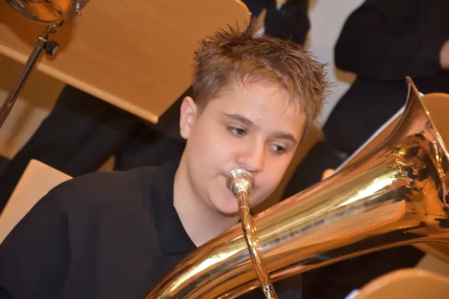 Big Band der LMS Grein. Jazz Night in St. Nikola.  | Foto: Robert Zinterhof