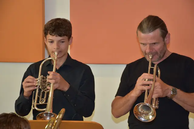 Big Band der LMS Grein. Jazz Night in St. Nikola.  | Foto: Robert Zinterhof