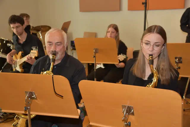 Big Band der LMS Grein. Jazz Night in St. Nikola.  | Foto: Robert Zinterhof