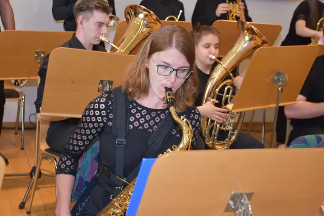Big Band der LMS Grein. Jazz Night in St. Nikola.  | Foto: Robert Zinterhof