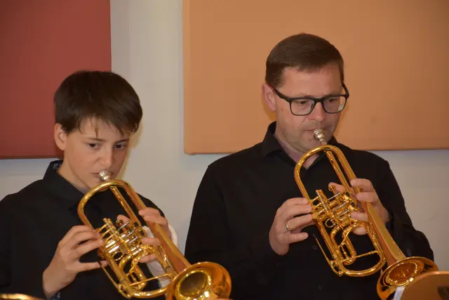 Big Band der LMS Grein. Jazz Night in St. Nikola.  | Foto: Robert Zinterhof