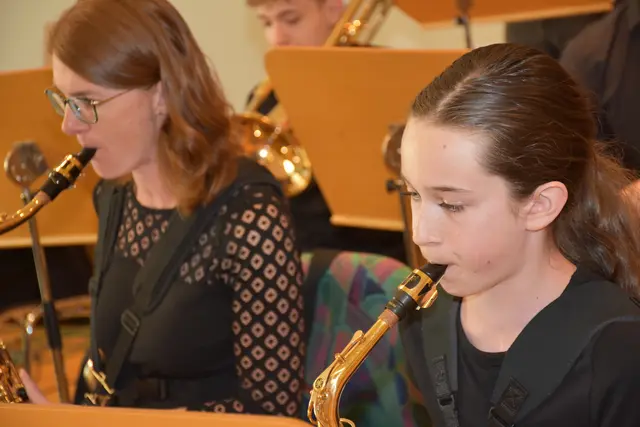 Big Band der LMS Grein. Jazz Night in St. Nikola.  | Foto: Robert Zinterhof