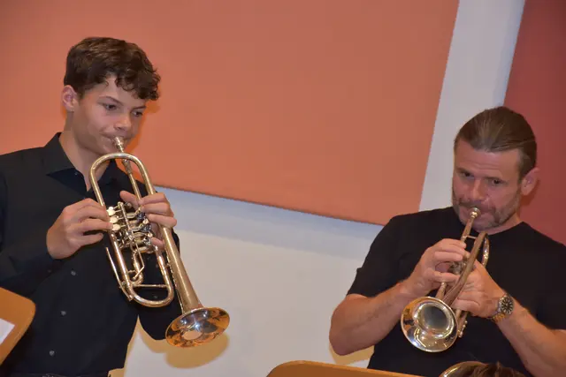 Big Band der LMS Grein. Jazz Night in St. Nikola.  | Foto: Robert Zinterhof