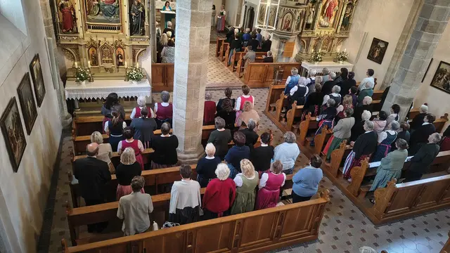 Feierliche Maiandacht in der Pfarrkirche von St. Marienkirchen an der Polsenz | Foto: Traudi Mayr