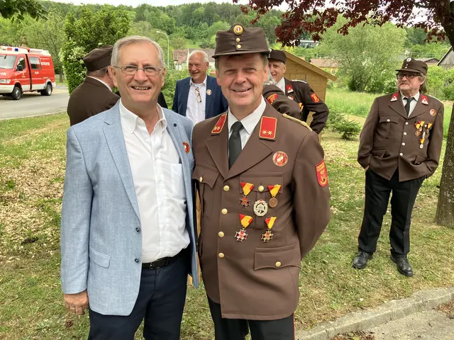 Bürgermeister Walter Zloklikovits und Feuerwehrkommandant Jürgen Hacker | Foto: Daniela Pieber