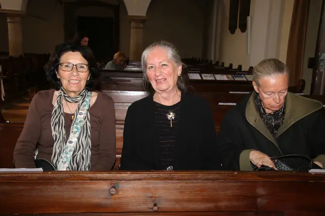 Eva, Andrea und Sonja waren begeisterte Zuhörer 