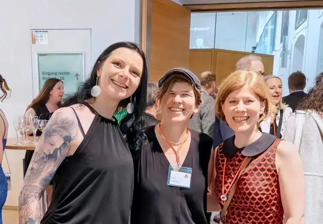 Frauenpower:  
v.l.n.r: Rebecca Winters, Silke Amberg, Carolin Hagebölling | Foto: Rebekka Sadiki-Peckary