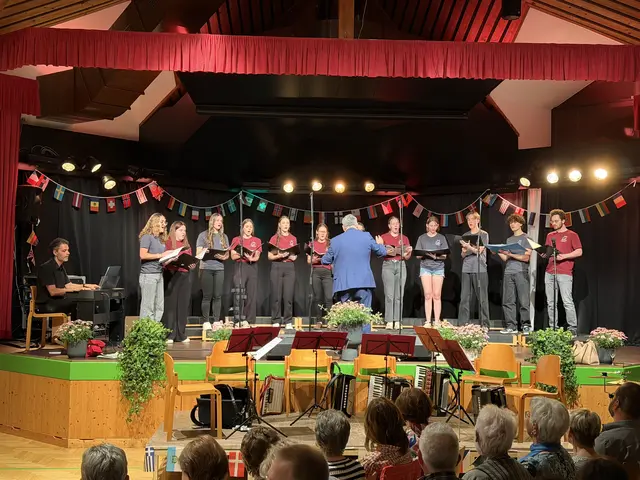 Die Improvoices brachten moderne Song-Contest-Stimmung auf die Bühne | Foto: GuMV Kirchberg an der Pielach
