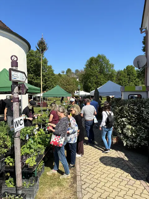 Die Besucherinnen und Besucher erkundeten das vielfältige Bio-Angebot.  | Foto: Petra Berger