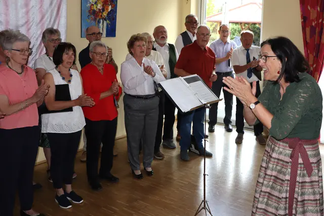 Der Seniorenchor Stainz auf Besuch im Senecura-Sozialzentrum
