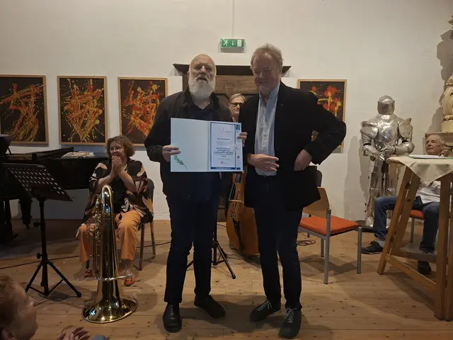 Ehrung für Hermann (Heck) Eckerstorfer