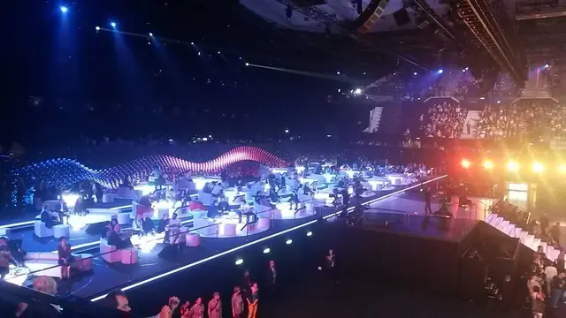 So sah die Bühne des ESC 2015 aus.  | Foto: privat