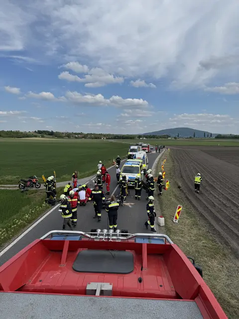 Am Samstag ereignete sich ein schwerer Verkehrsunfall. | Foto: FF Lassee