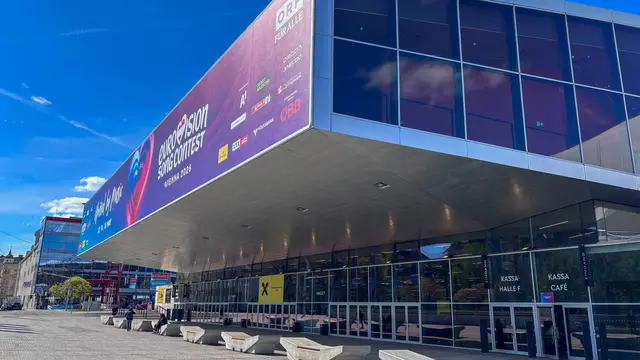 Die Stadthalle zum Eurovision Song Contest. | Foto: Andreas Pölzl/MeinBezirk