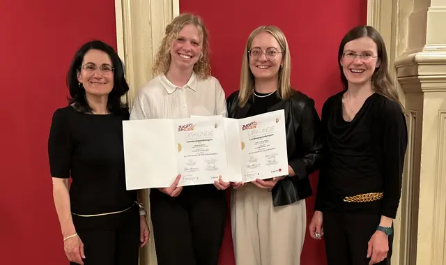 Von links: Andrea Penz-Cerenko, Katharina Hiemetsberger, Klara Aigner und Bernadette Penz-Etzlstorfer. | Foto: Volksschule Lasberg