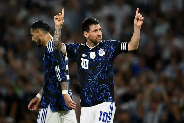 Darf natürlich bei der WM nicht fehlen: Argentinien-Kapitän Lionel Messi von Inter Miami. | Foto: APA-Images / AFP / LUIS ROBAYO