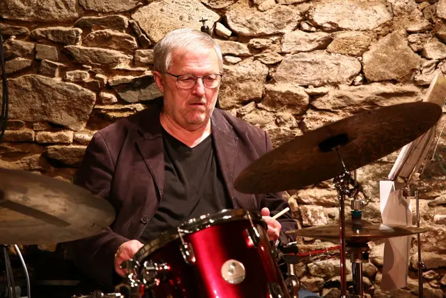 Walter Grassmann am Schlagzeug. | Foto: JazzClub Drosendorf