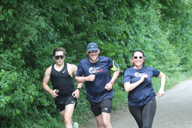 Beim "Wings for Life Run" in Perg wurde entlang der Naarn gelaufen. | Foto: MeinBezirk Perg/Köck