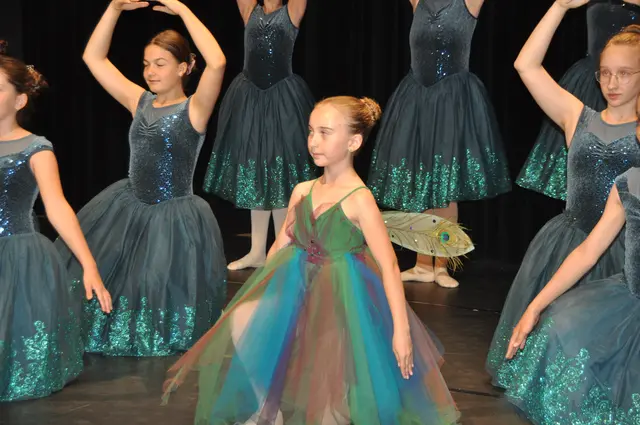 Die Balletttänzerinnen der Ballettschule Eggenreich präsentierten ihr Können im Europasaal. | Foto: Ballettschule Eggenreich